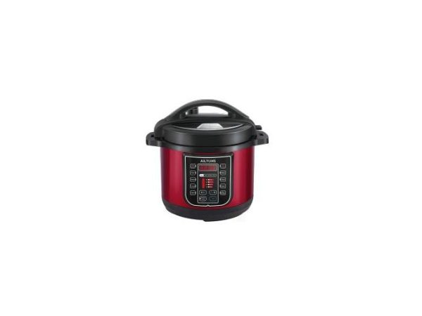 AILYONS EPC-6A1 Deluxe 6L Automatic Electric Pressure Cooker 1000W Red (1YR WRTY)