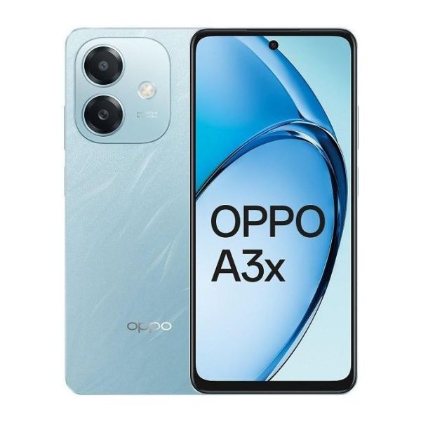Oppo A3X, 6.67", 64GB + 4GB RAM, 4G LTE, 45W Flash Charge (Dual SIM) 5,100 MAh