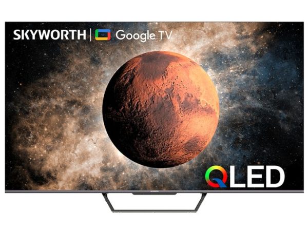 Skyworth 55G3B, 55-inches 4K QLED 2022 Frameless Smart Android TV, Black (1YR WRTY)