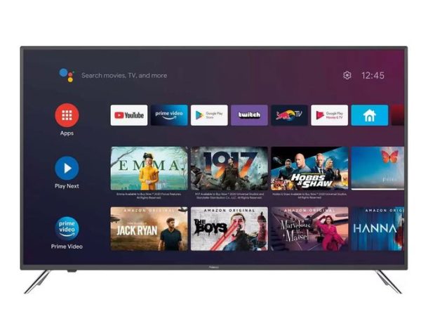 Vitron HTC5068US 50” Smart Android 4K UHD LED TV - Black (1YR WRTY)