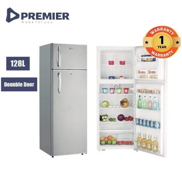 Premier Two Doors 128L Fridge Refrigerator