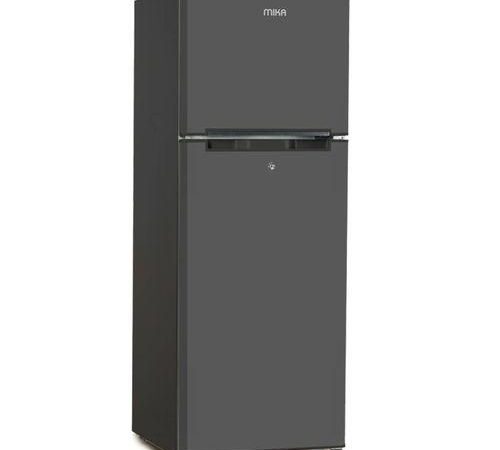 Mika 138L Double Door Refrigerator Top Mounted Freezer 2 Star Energy Rating Direct Cool Deodorizer-Smell Buster - INOX LINE BRUSH