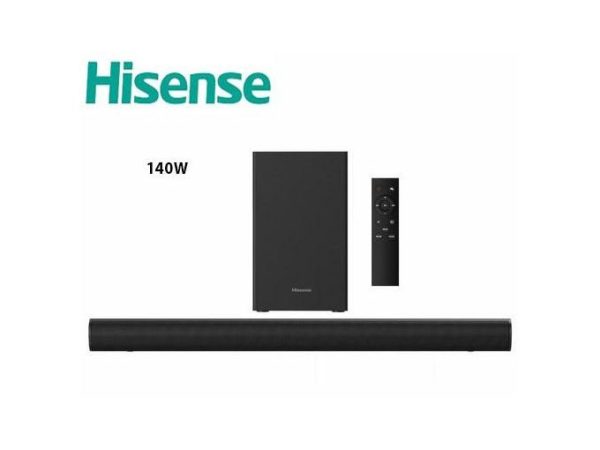 Hisense HS1800 - 140W, 2.1 Channel Soundbar