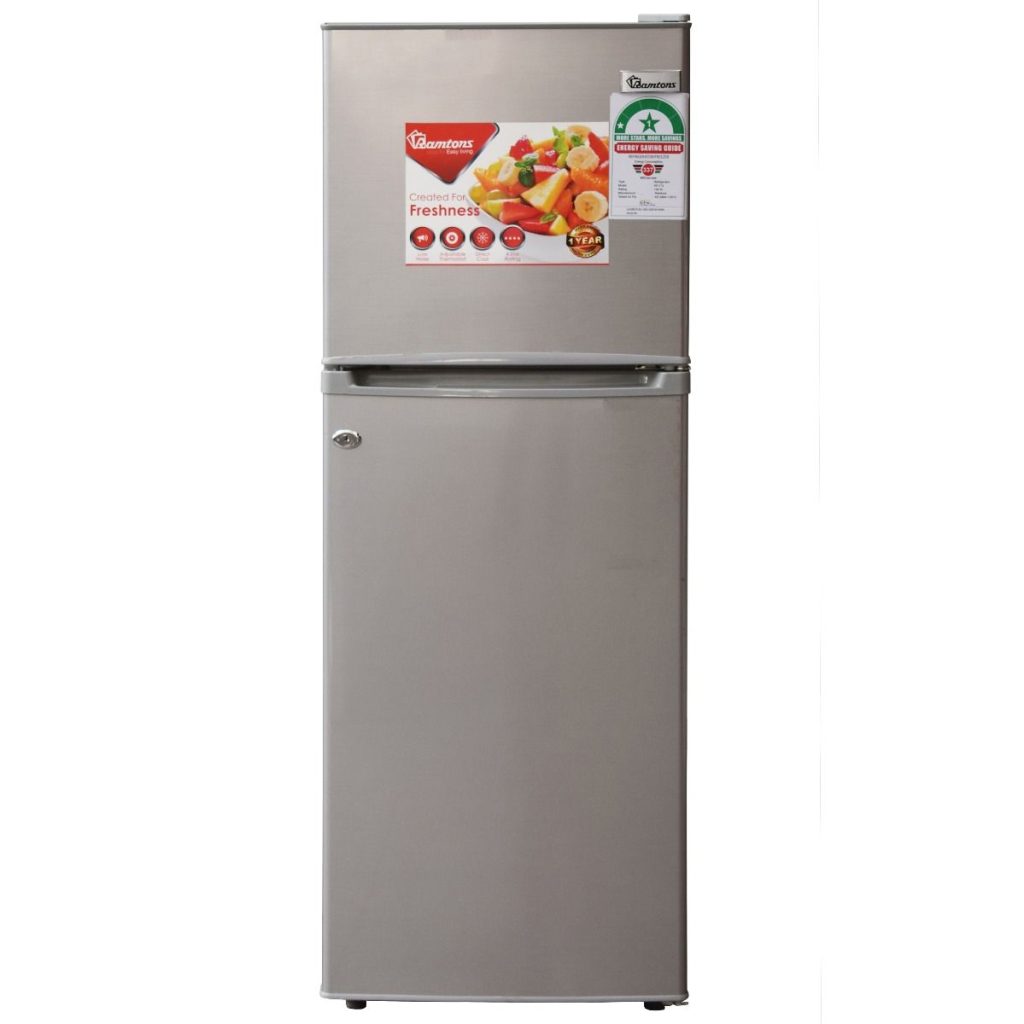 128 LITERS DOUBLE DOOR DIRECT COOL FRIDGE, SILVER- R